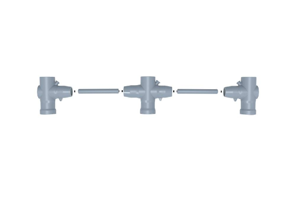 非屏頂部母線系統(tǒng)應(yīng)用示例<br>Top Expanded Unshielded Busbar Connecting System